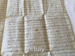 CIVIL War Letter Sensitive To His Wife June 1864 Quotes Doctor Issac Watts