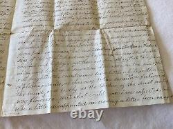CIVIL War Letter Sensitive To His Wife June 1864 Quotes Doctor Issac Watts