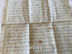 CIVIL War Letter Sensitive To His Wife June 1864 Quotes Doctor Issac Watts
