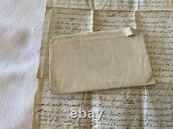 CIVIL War Letter Sensitive To His Wife June 1864 Quotes Doctor Issac Watts