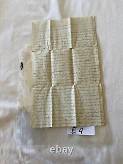 CIVIL War Letter Sensitive To His Wife June 1864 Quotes Doctor Issac Watts