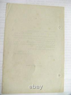 CIVIL War Lew Wallace Promotion Union Army General Order