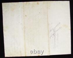 CIVIL War Libby Prison Richmond Virginia Occupation Commander Letter 1865