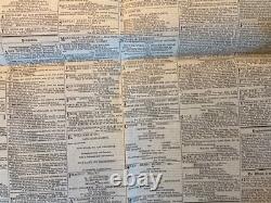CIVIL War Lincoln Assassination Lot Of 3 Newspapers 1865 Conspirators Trial 1824