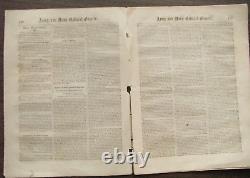 CIVIL War Lincoln Execution Of Rebel Prisoners Order Army & Navy News 1863
