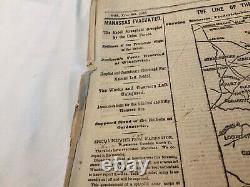 CIVIL War Lincoln Group Of 3 Newspapers Front Page Maps 1862 1863 Battles # 1826