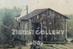 CIVIL War Log Cabin Photographer's Studio Soldiers Tintypes Photos Ga Tn Al