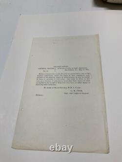 CIVIL War Louisiana General Order 1865 Destitute Inhabitants Cultivation As Need
