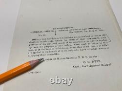 CIVIL War Louisiana General Order 1865 Destitute Inhabitants Cultivation As Need