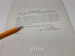 CIVIL War Louisiana General Order 1865 Destitute Inhabitants Cultivation As Need
