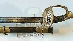 CIVIL War M1850 Staff & Field Ames Officer Sword Dated & Inspected 1861 1 Of 59