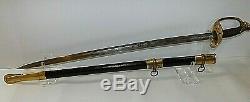 CIVIL War M 1850 Ames Foot Officer Sword 1 Of 575 Made Dated 1862 Very Rare