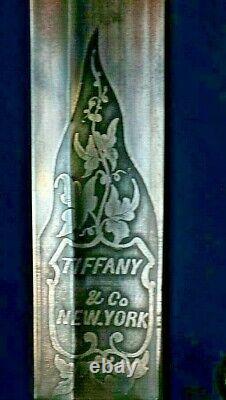 CIVIL War M 1850 Foot Officer Presentation Tiffany Sword To Lieut Flock 162nd