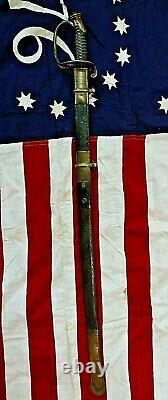 CIVIL War M 1850 Foot Officer Presentation Tiffany Sword To Lieut Flock 162nd