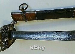 CIVIL War M 1850 Foot Officer's Sword Owned By Norm Flayderman Cowan's Auction