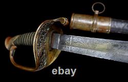 CIVIL War M 1850 Presentation Roby Foot Officer Sword To Liut James Birney 12th