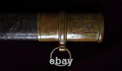 CIVIL War M 1850 Presentation Roby Foot Officer Sword To Liut James Birney 12th