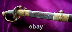 CIVIL War M 1850 Presentation Roby Foot Officer Sword To Liut James Birney 12th