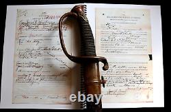 CIVIL War M 1850 Presentation Roby Foot Officer Sword To Liut James Birney 12th