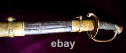 CIVIL War M 1850 Presentation Roby Foot Officer Sword To Liut James Birney 12th