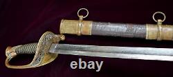 CIVIL War M 1850 Presentation Roby Foot Officer Sword To Liut James Birney 12th