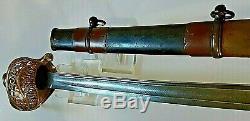CIVIL War M 1850 Staff And Field High Grade Unmarked Nj Sauerbier Officer Sword