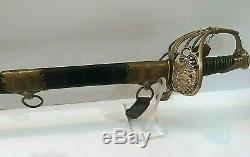 CIVIL War M 1850 Staff & Field Irish Brigade Officer Sword Sauerbier New Jersey