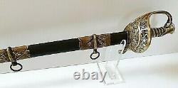 CIVIL War M 1850 Staff & Field Presentation Sword To ILL Captain June 1864