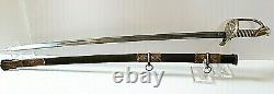 CIVIL War M 1850 Staff & Field Presentation Sword To ILL Captain June 1864