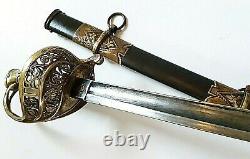 CIVIL War M 1850 Staff & Field Presentation Sword To ILL Captain June 1864