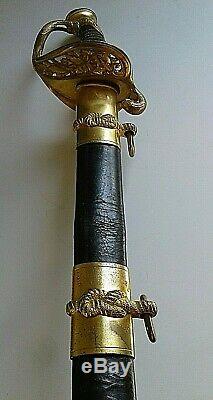 CIVIL War M 1852 Early CIVIL War Ames Naval Sword 1 Of 500 Made Dated 1852 Rare