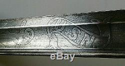 CIVIL War M 1852 Early CIVIL War Ames Naval Sword 1 Of 500 Made Dated 1852 Rare