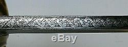 CIVIL War M 1852 Naval Early CIVIL War Sword 1 1/16 Inch Blade One Of 1230 Made