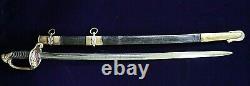 CIVIL War M 1852 Naval Officer Sword Presented To G D Emmons 1st Eng In 1863