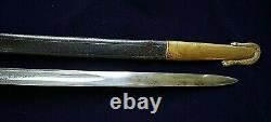 CIVIL War M 1852 Naval Officer Sword Presented To G D Emmons 1st Eng In 1863