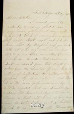CIVIL War Maryland Fort Meigs Soldier Letter 1862