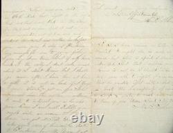 CIVIL War Maryland Fort Meigs Soldier Letter 1862