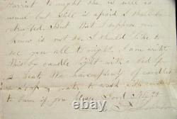 CIVIL War Maryland Fort Meigs Soldier Letter 1862