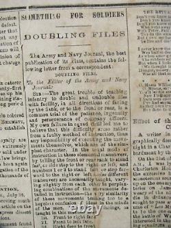 CIVIL War Memphis Tennessee Occupation Newspaper 1864