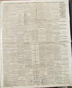 CIVIL War Memphis Tennessee Occupation Newspaper 1864