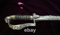 CIVIL War Mexican War High Officer Presentation Grade Sword Eagle Head Sword