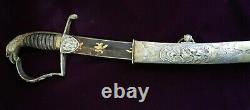 CIVIL War Mexican War High Officer Presentation Grade Sword Eagle Head Sword