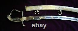 CIVIL War Mexican War High Officer Presentation Grade Sword Eagle Head Sword