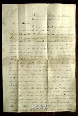 CIVIL War Missouri Soldier Letter Pulaski Tennessee 1863