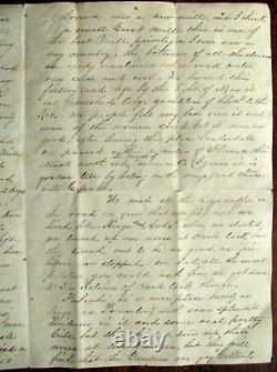 CIVIL War Missouri Soldier Letter Pulaski Tennessee 1863