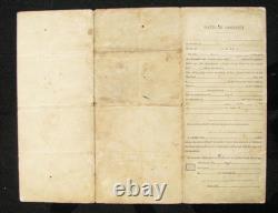 CIVIL War Notable Iron Brigade Officer Sgd 97th Pennsylvania Soldier Discharge