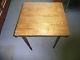 CIVIL War Oak Folding Table Used In Tent By High Ranking Officials 24 X 24 X 27