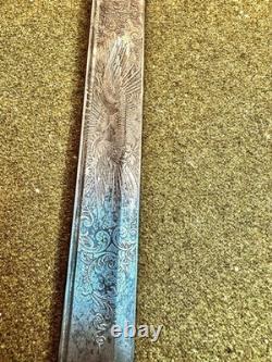 CIVIL War Original 1850 Foot Officers Clauberg Sword Nice Condition