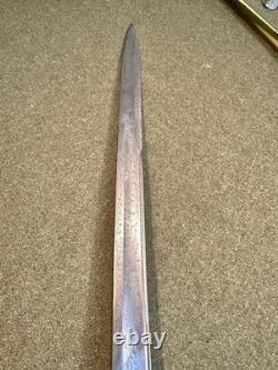 CIVIL War Original 1850 Foot Officers Clauberg Sword Nice Condition