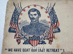 CIVIL War Patriotic Envelope Union General Mcclellan With 3 Cent Us Stamp Fp225